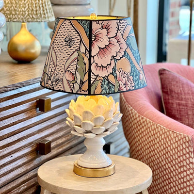 Leafy Artichoke Ceramic Table Lamp