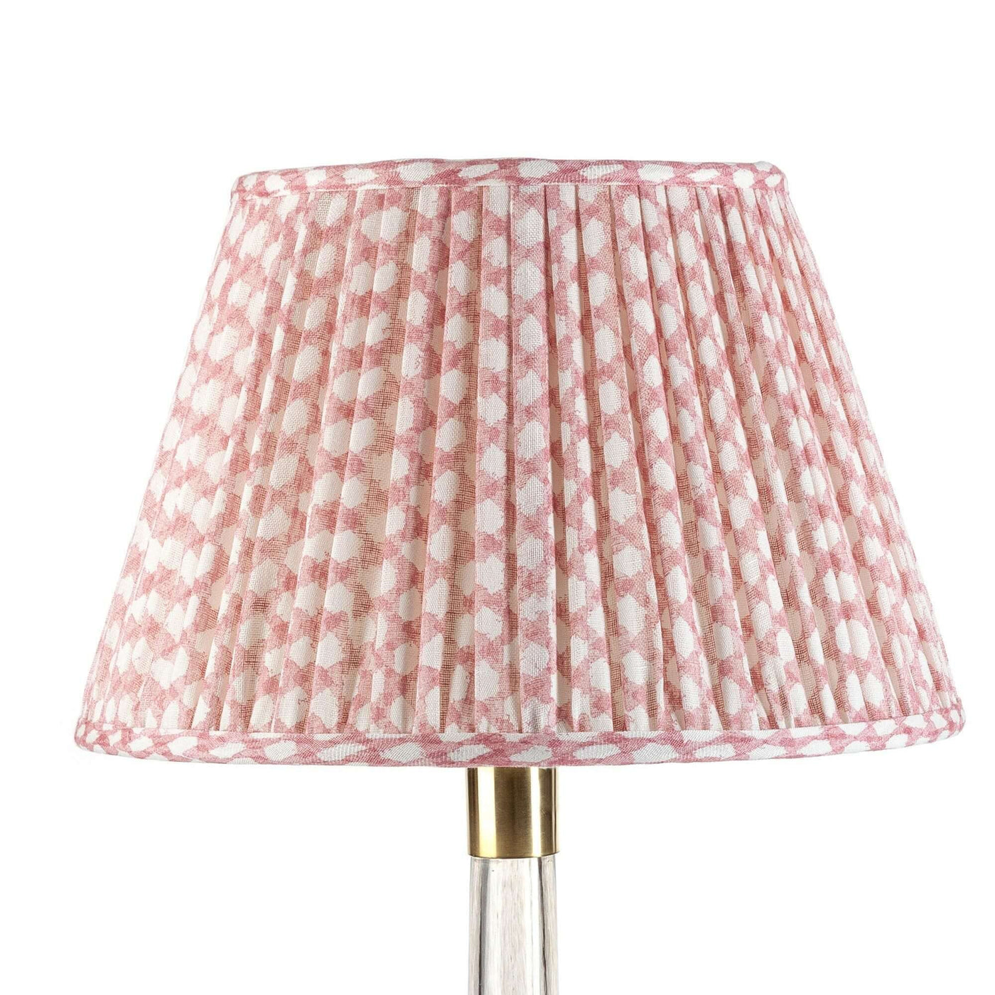 Fermoie Pink Wicker Lampshade