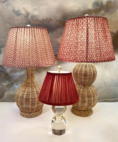 Fermoie Red Marden Lampshade