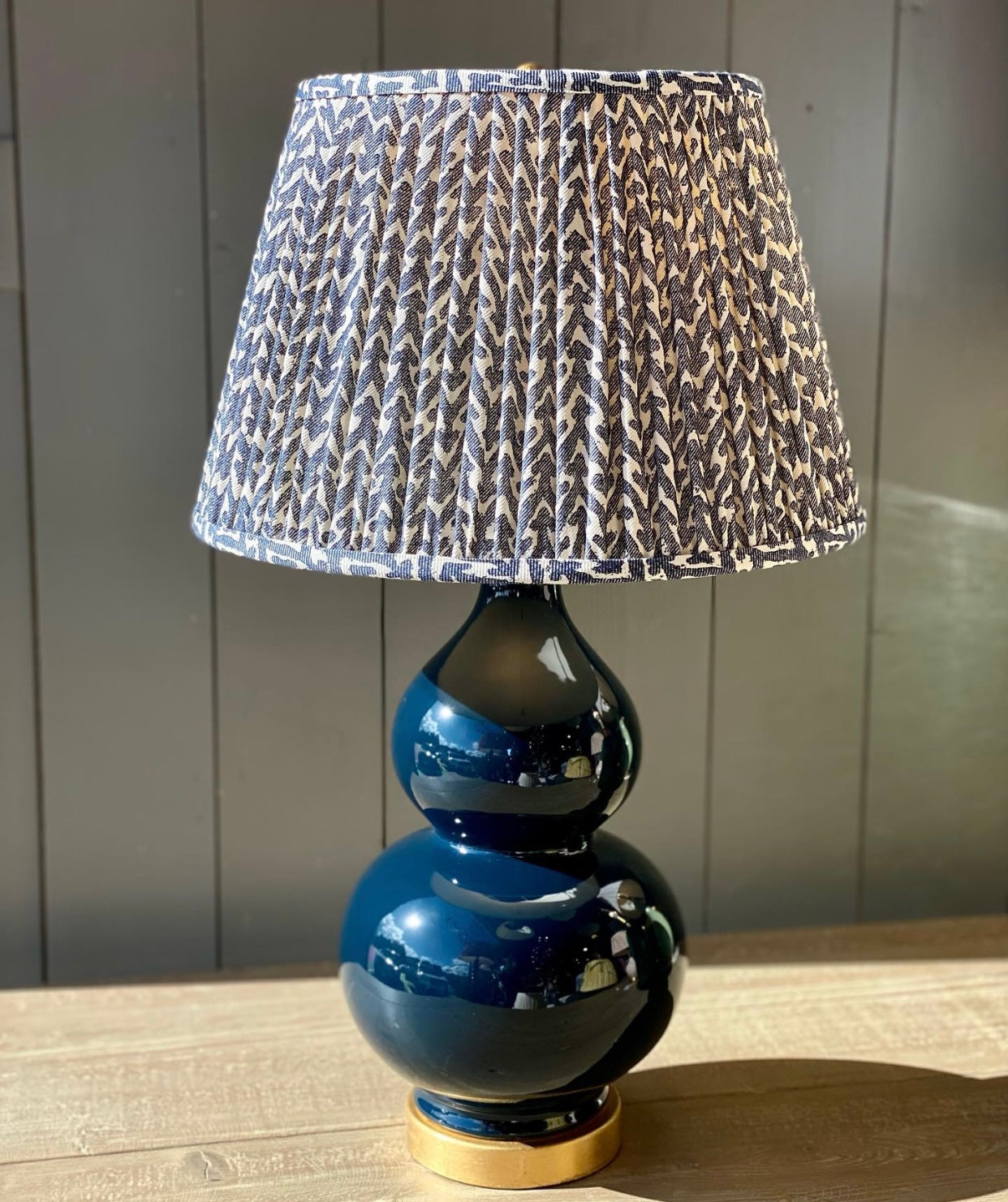 Fermoie Navy Rabanna Lampshade