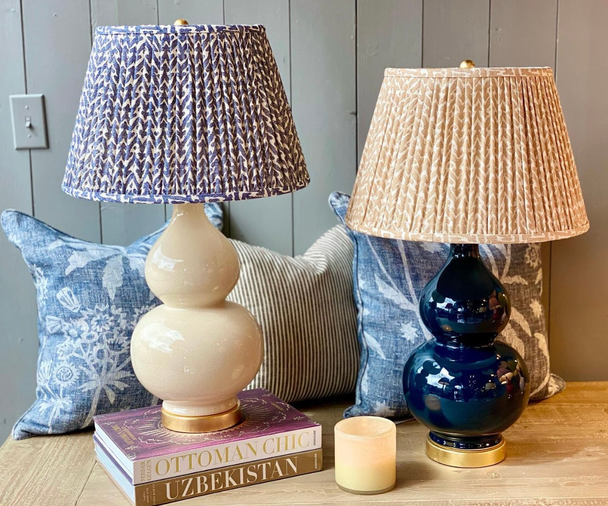 Fermoie Navy Rabanna Lampshade
