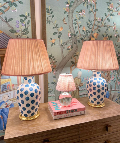 Fermoie Pink Moire Lampshade
