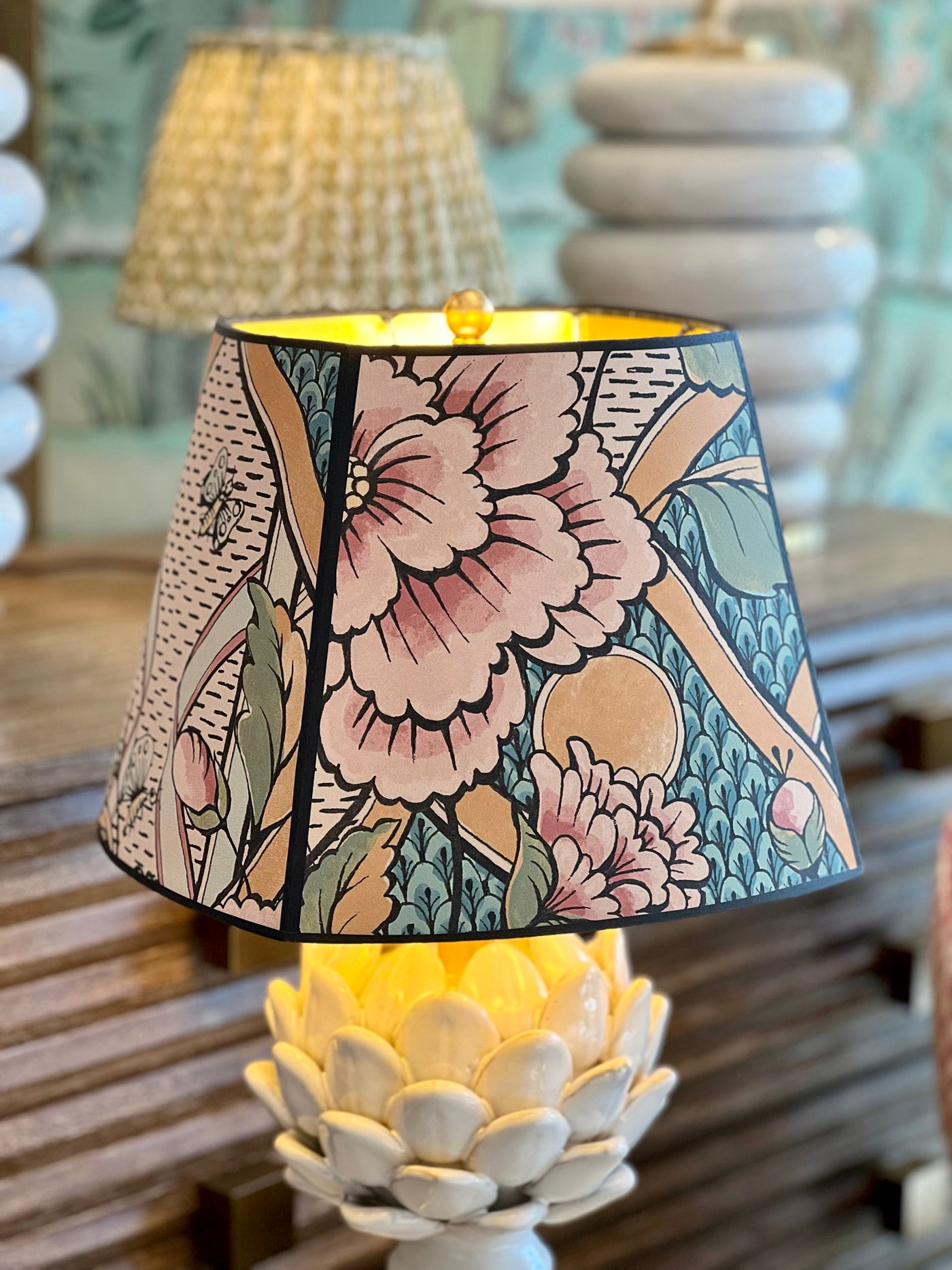 Gucci - Floral Wallpaper Lampshade