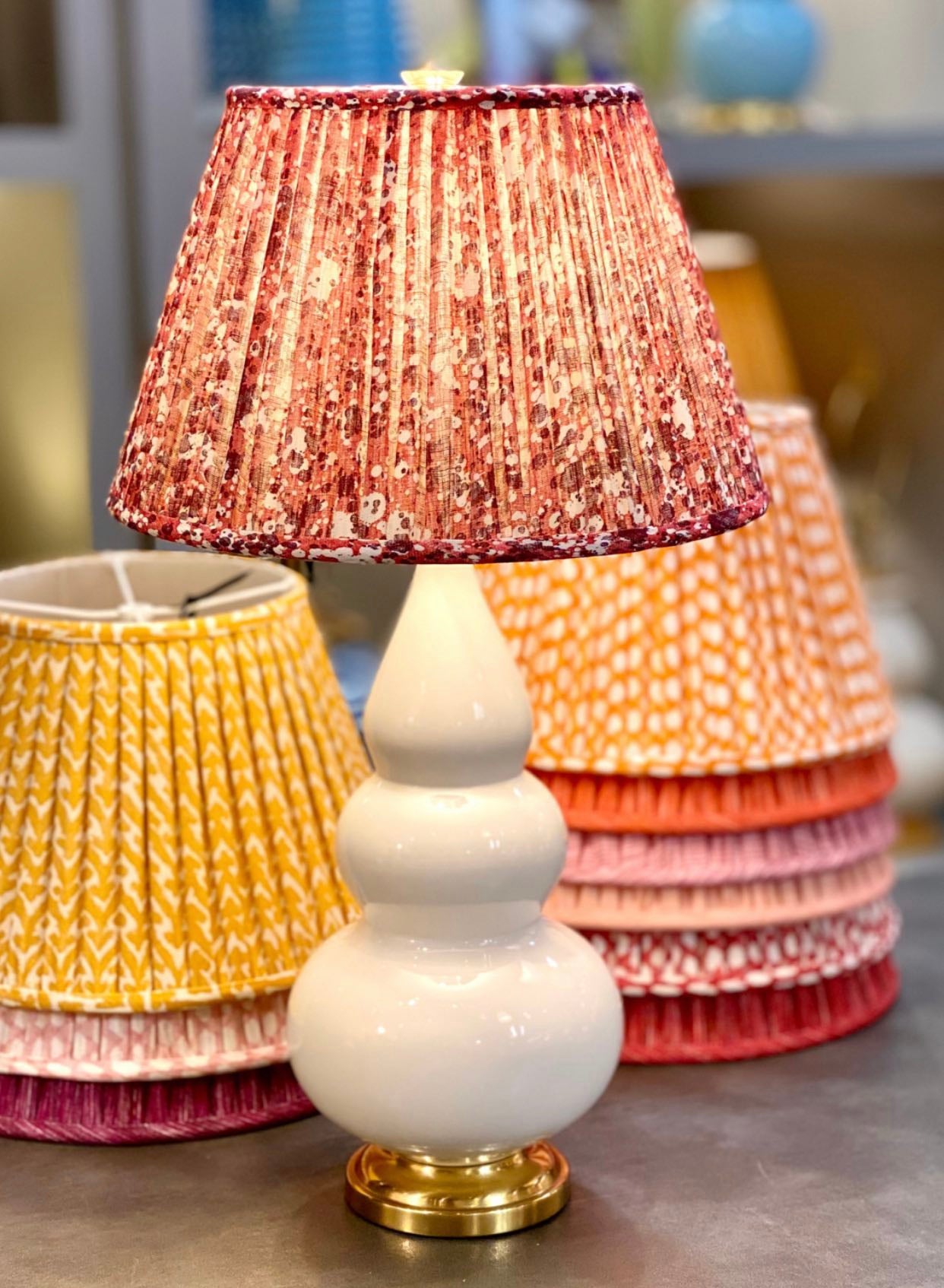 Fermoie Red Quartz Lampshade