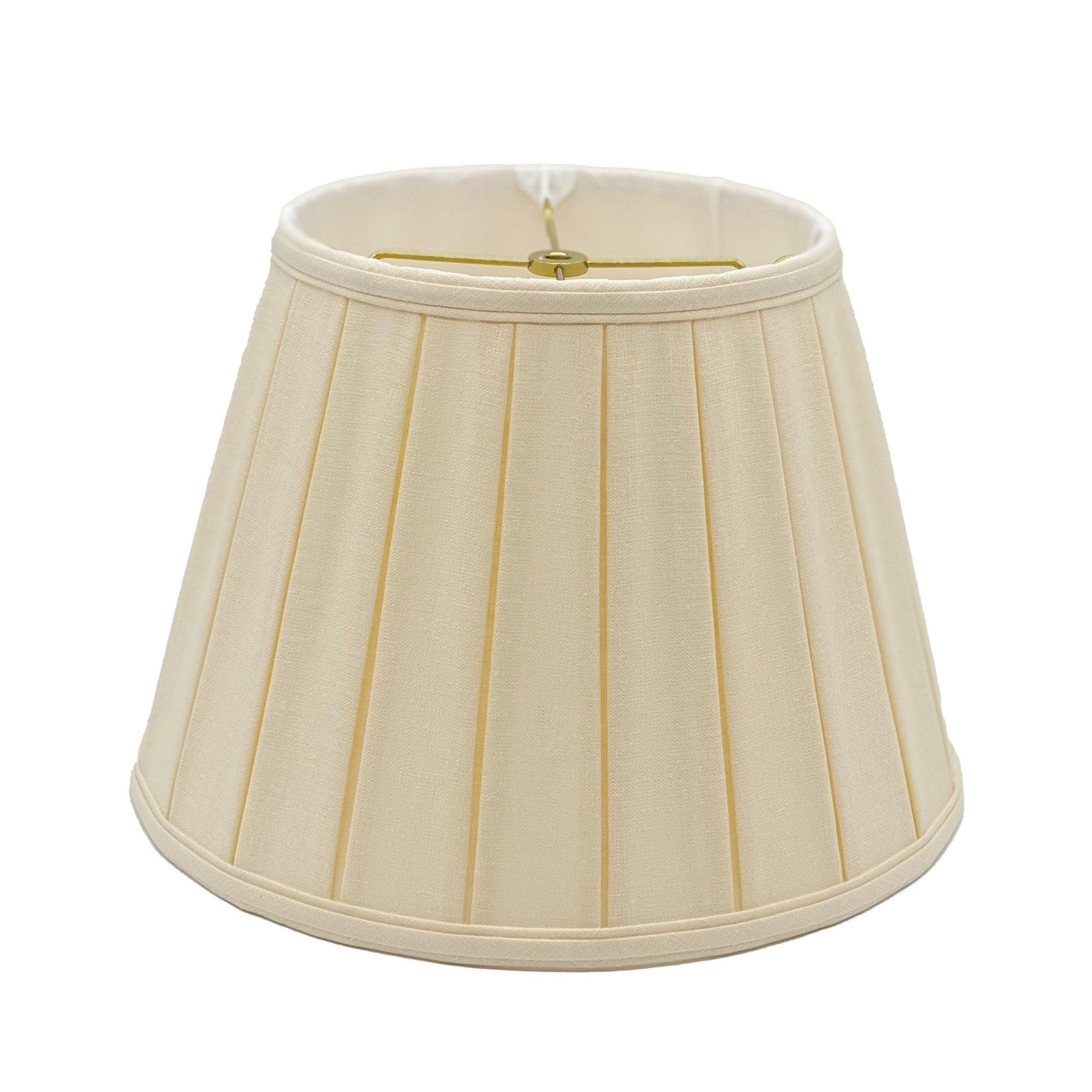 Ivory Linen Box Pleat Lampshade