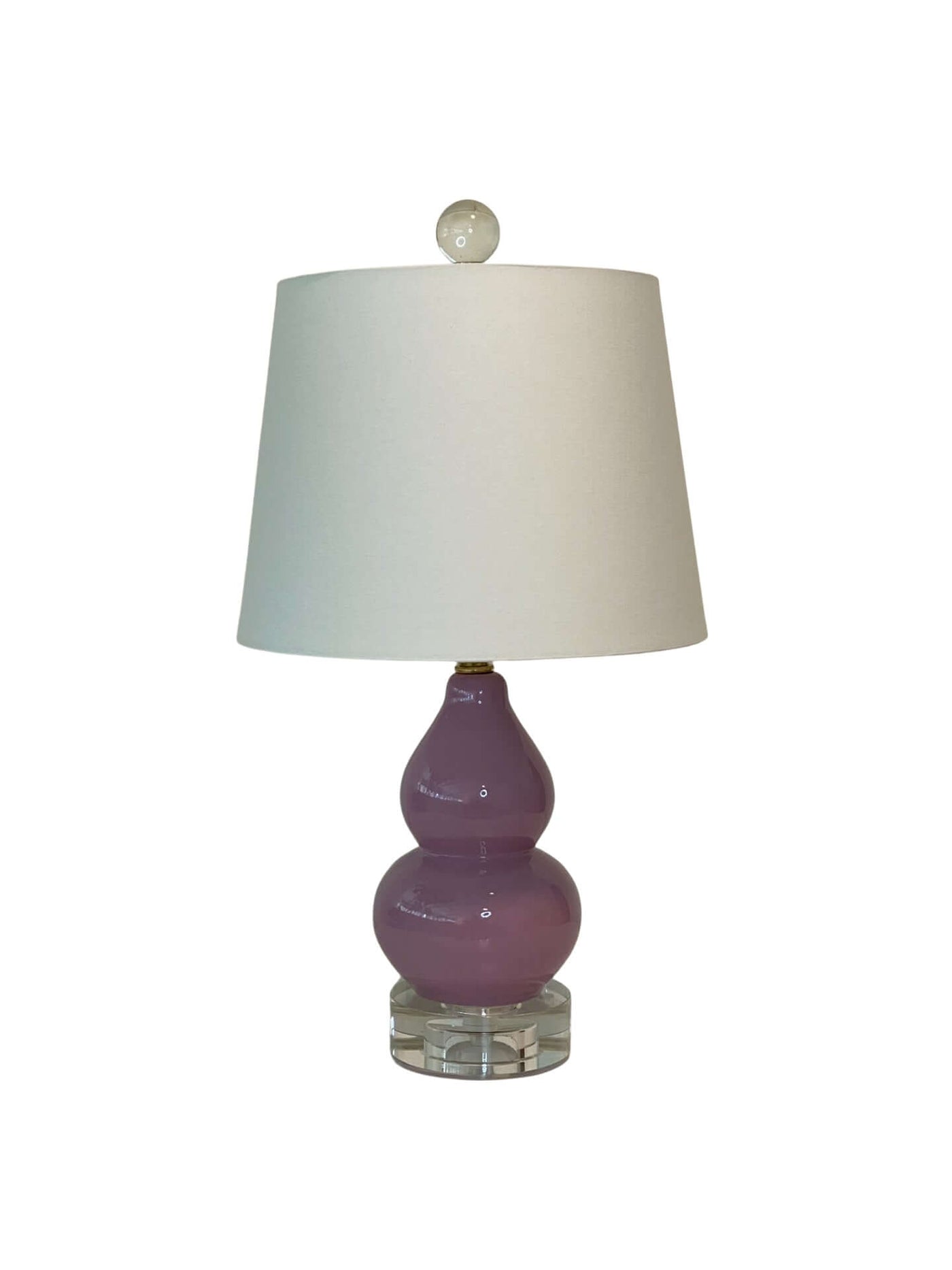 Small Purple Double Gourd Lamp