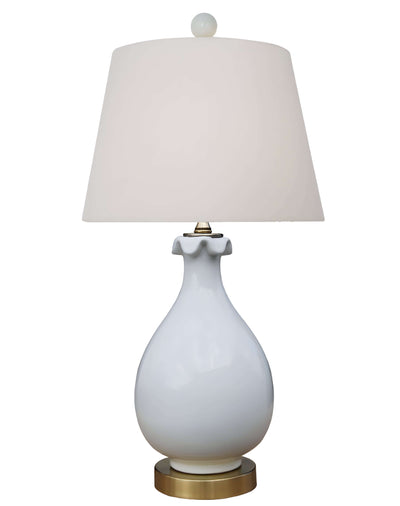 White Porcelain Vase Lamp