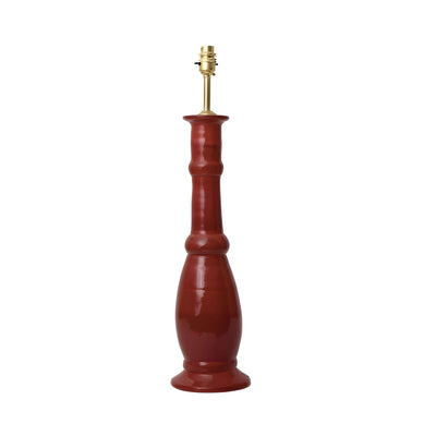 Penny Morrison Red Candlestick lamp