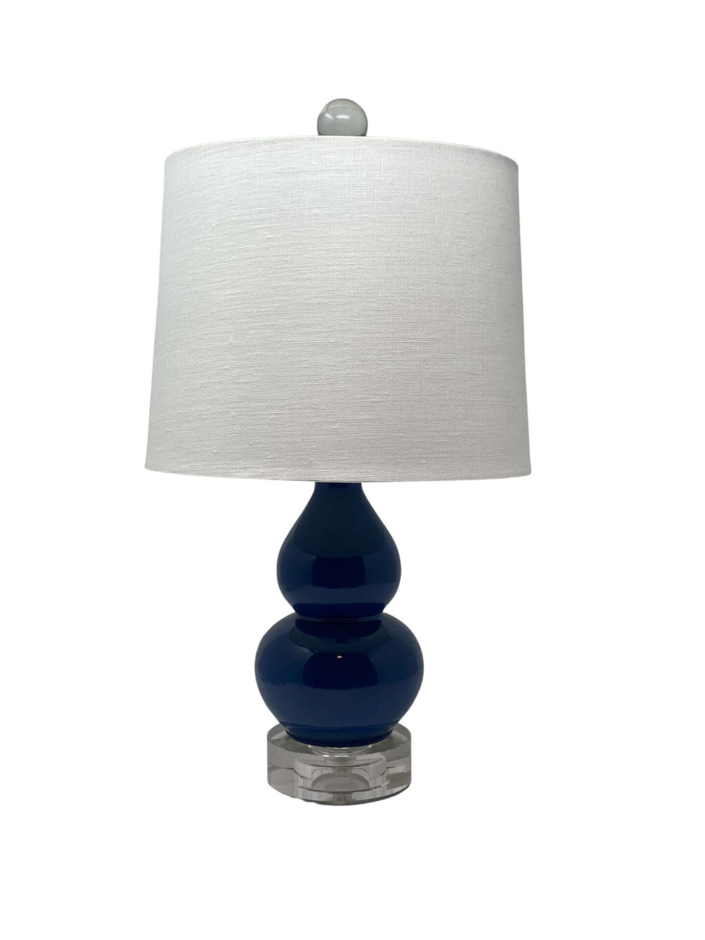 Navy Blue Double Gourd lamp