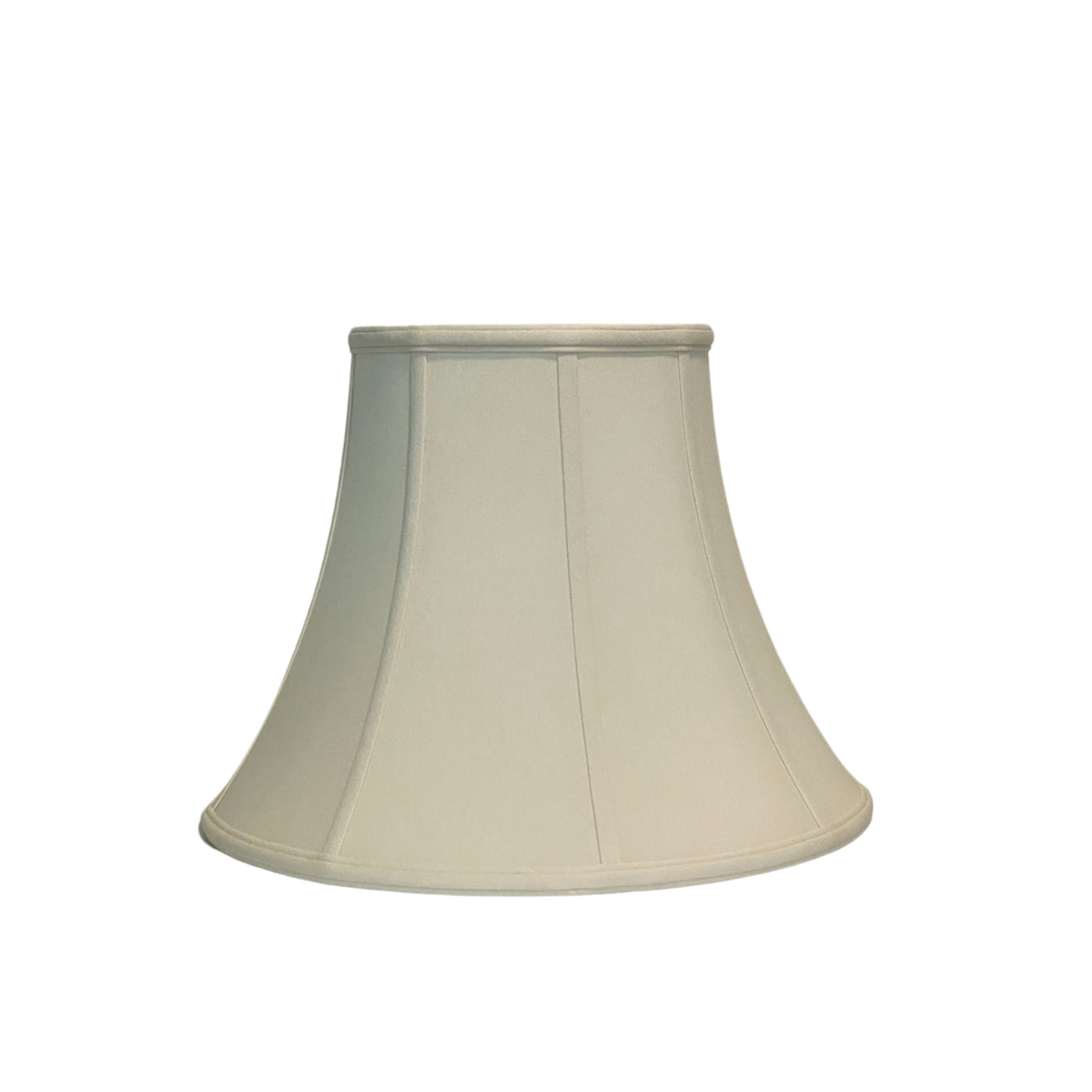 Silk Bell Lampshade, Ivory