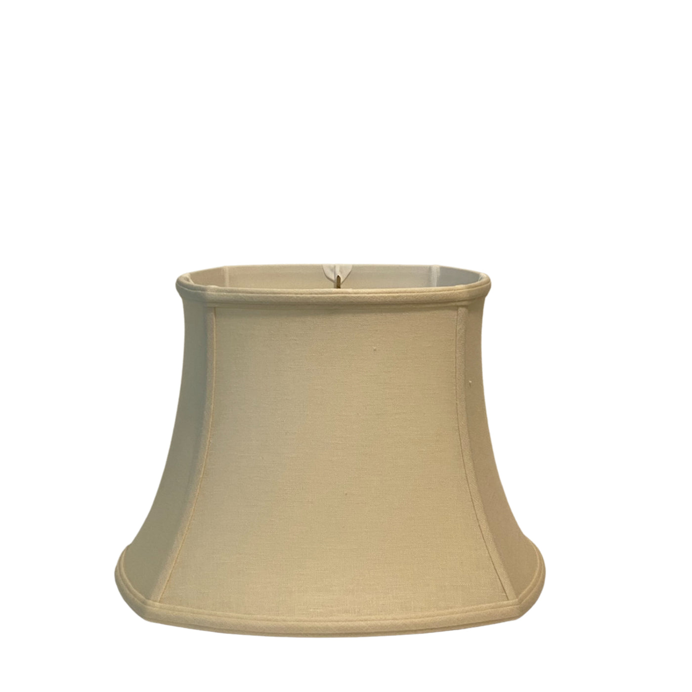 Ivory Linen Square Bell Lampshade