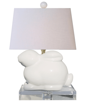 White Bunny Lamp