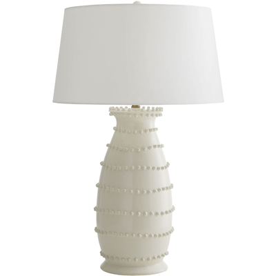 Ivory Beaded Table Lamp