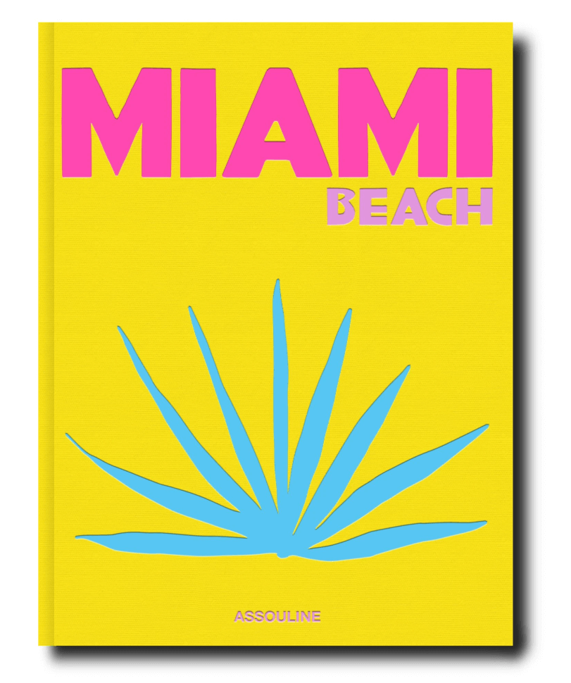 Miami Beach Yellow Coffee Table Book