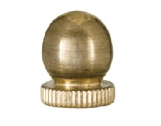 Brass Button Finial