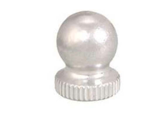Nickel Button Finial