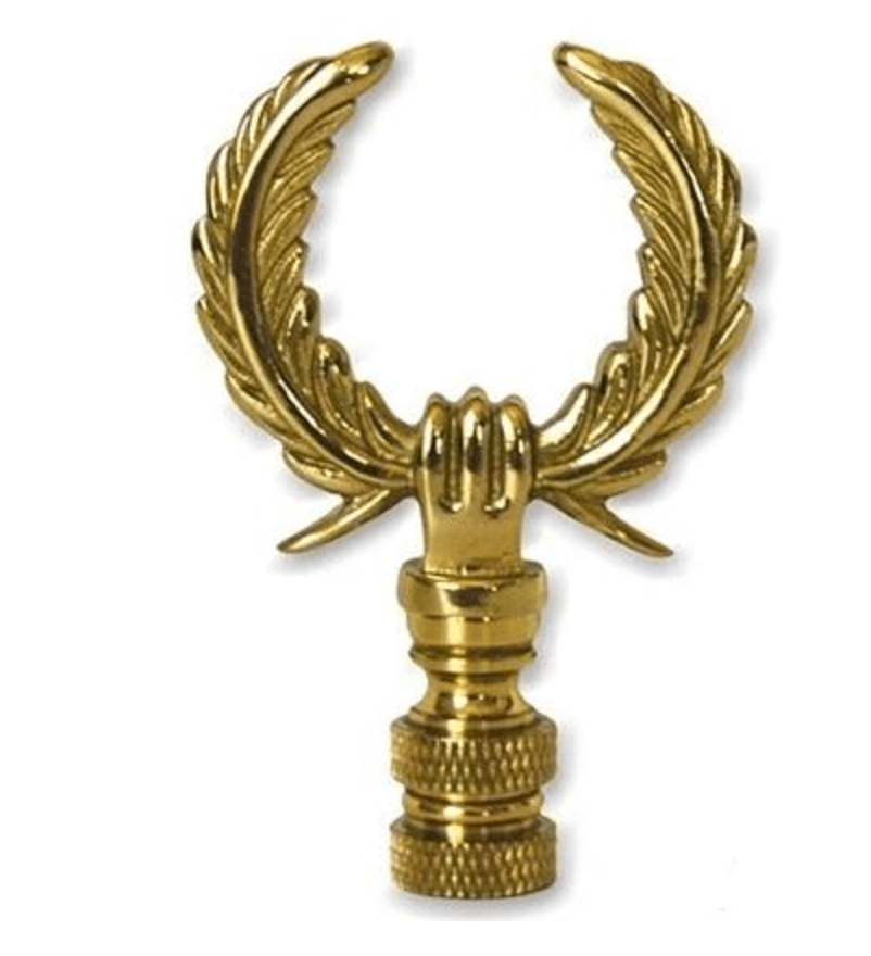 Brass Wreath Finial