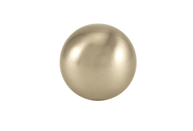 Brushed Nickel Sphere 20mm Finial
