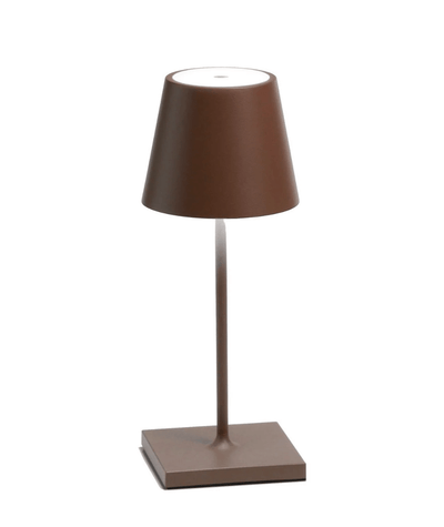 Brown Mini Cordless Lamp