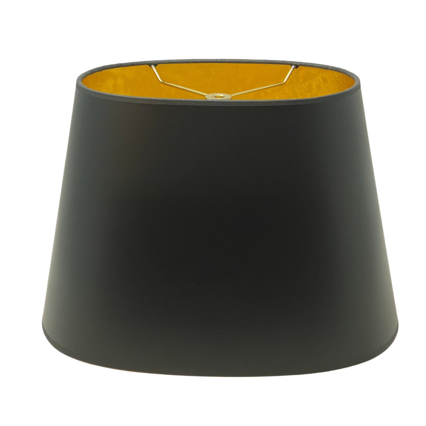Black oval lampshade