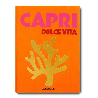 Capri orange coffee table book