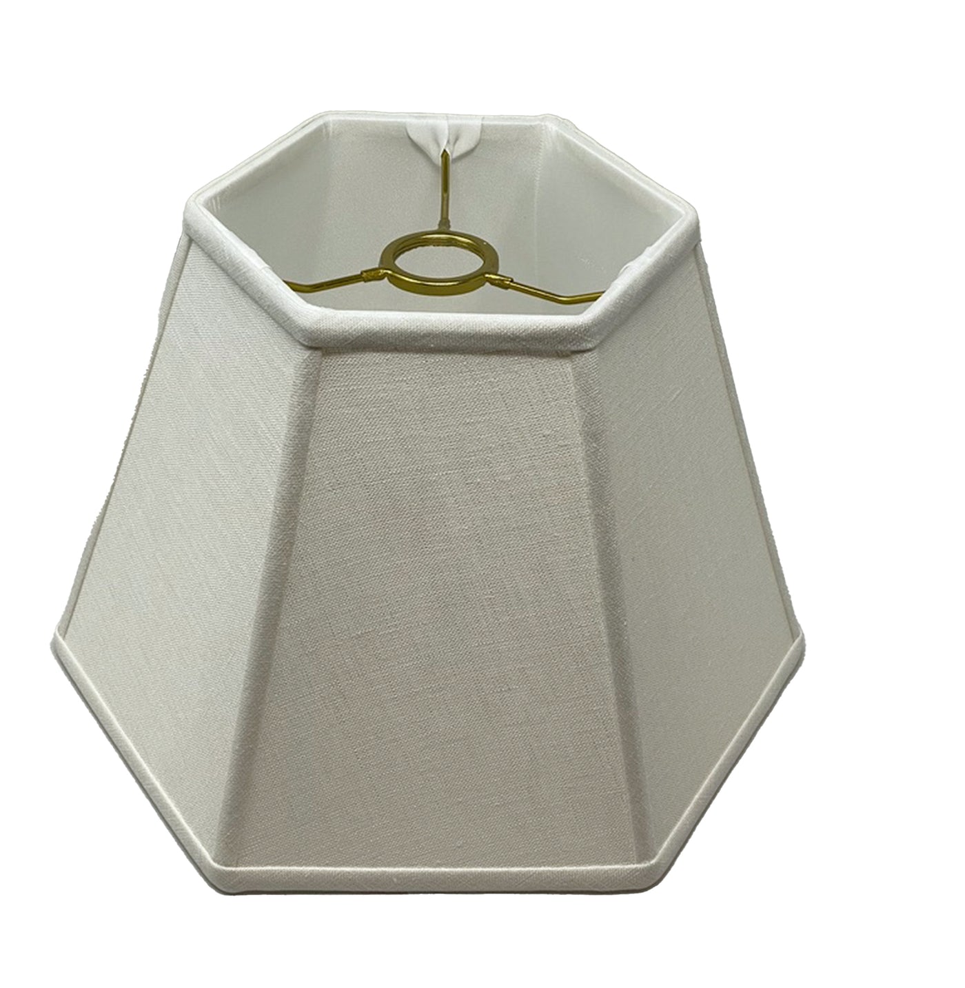 White Hexagon Uno Fitter Lampshade