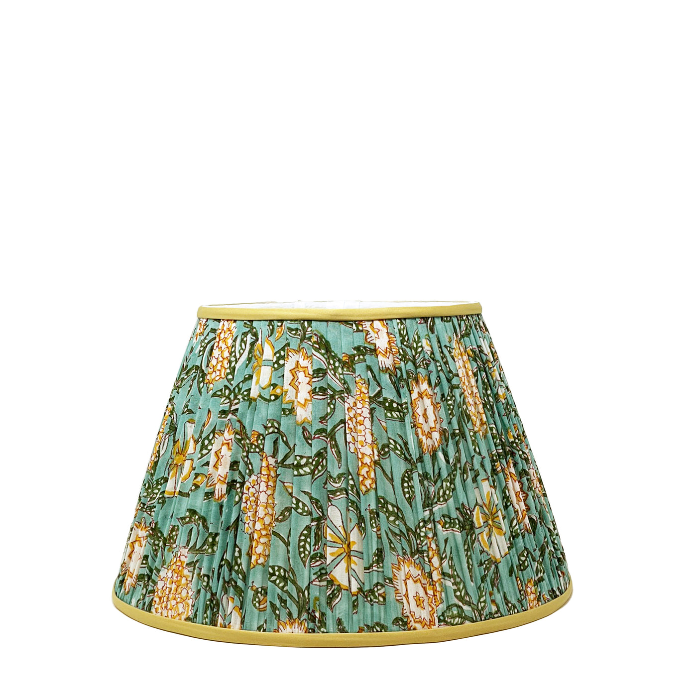 Floral Block Print Lampshade