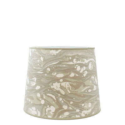 Neutral Marbled Paper Lampshade