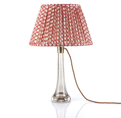 Fermoie Red Wicker Lampshade