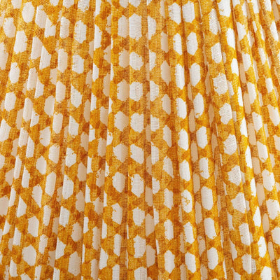 Fermoie Yellow Wicker Lampshade