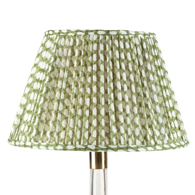 Fermoie Green Wicker Lampshade