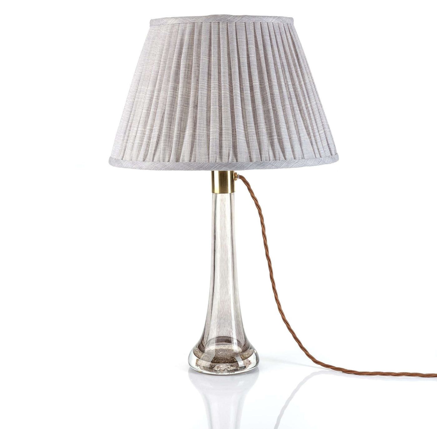 Fermoie Pewter Moire Lampshades