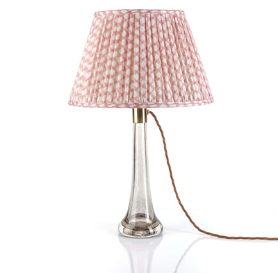 Fermoie Pink Wicker Lampshade