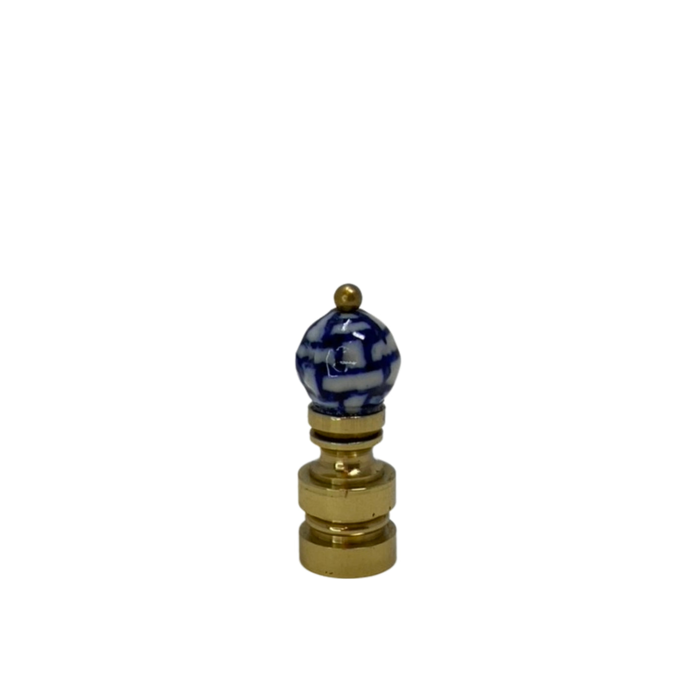 Blue and White Finial