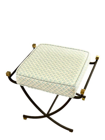 Fortuny fabric bench