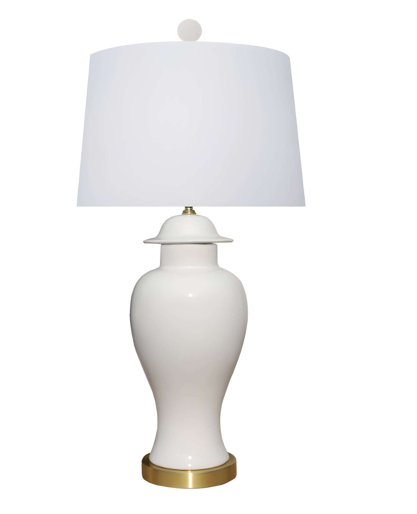 Porcelain White Jar Lamp