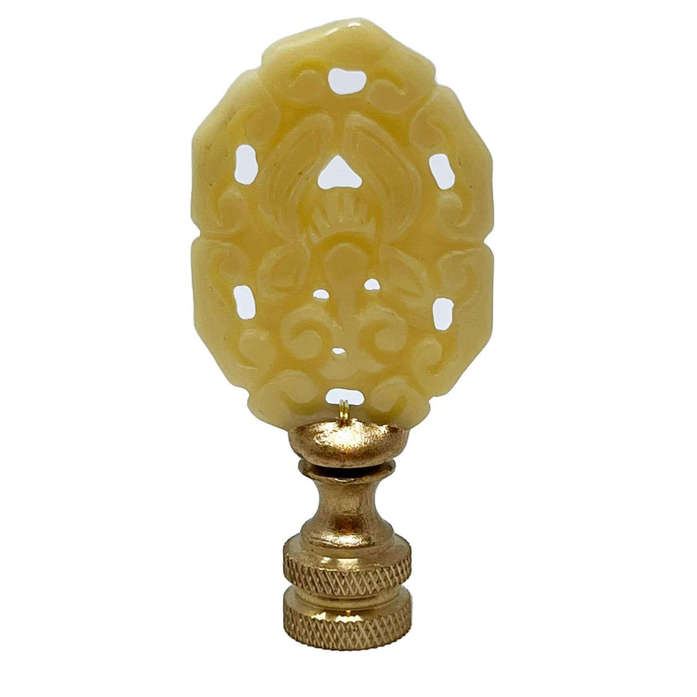 Yellow Oval Finial