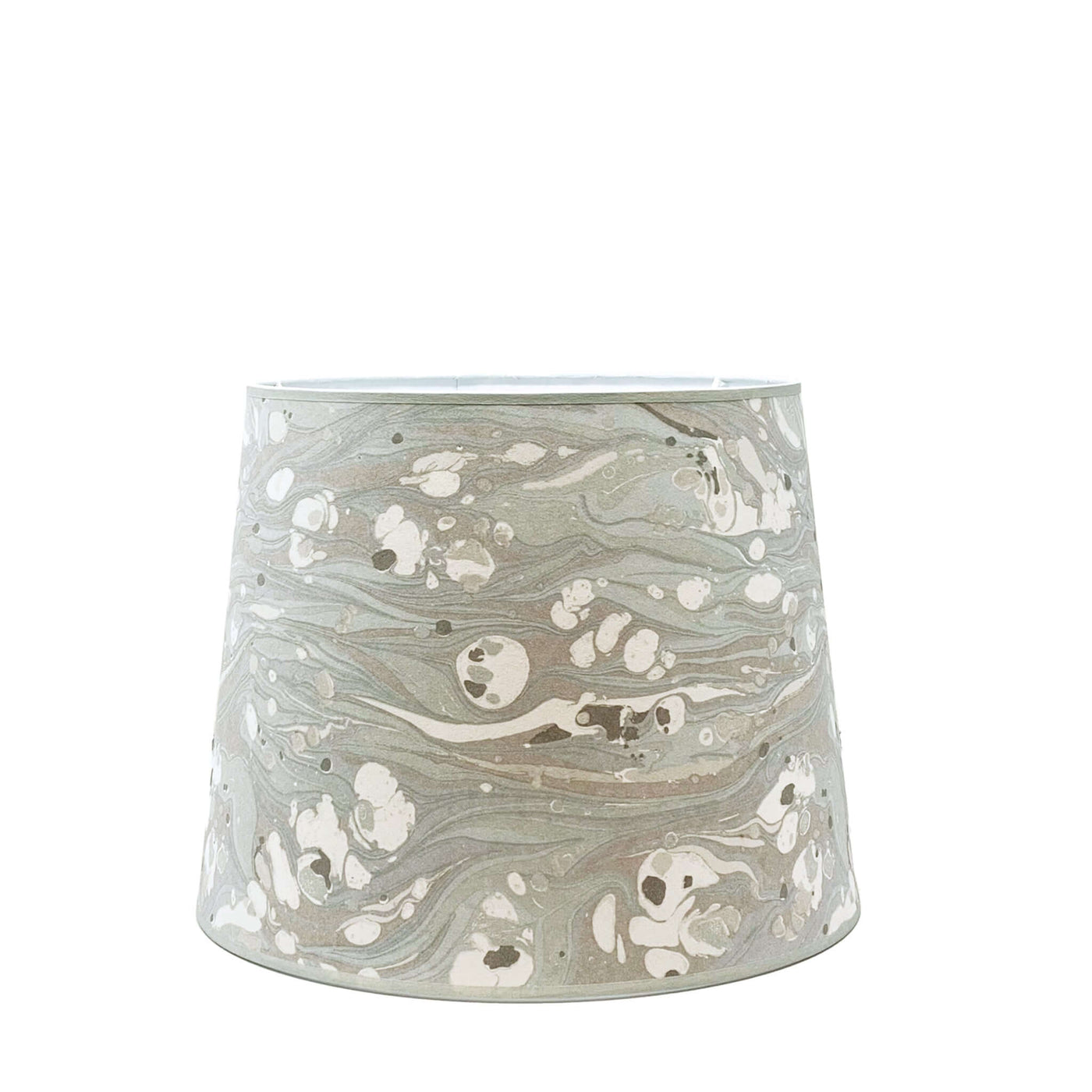Designer's Guild Grey Marbled Paper Lampshade